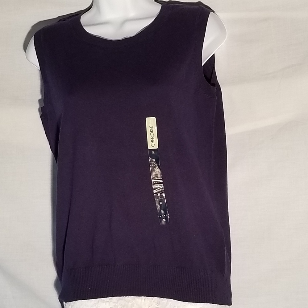 NWT navy top